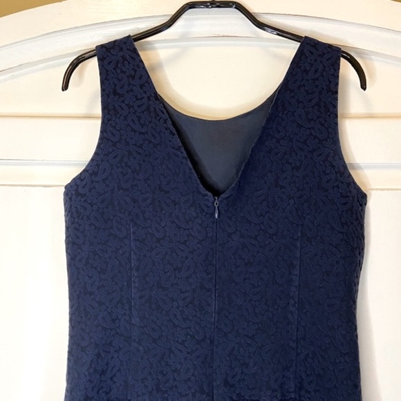 Club Monaco Sleeveless Drop-Waist Jacquard Mini Dress - Picture 3 of 12